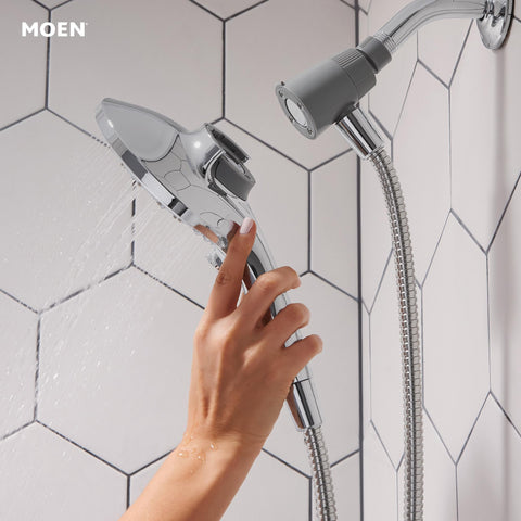 60 inch Moen Magnetix hose providing flexible reach