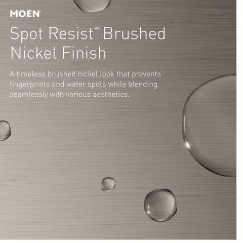 Close-up of magnetic docking system on Moen Engage showerhead