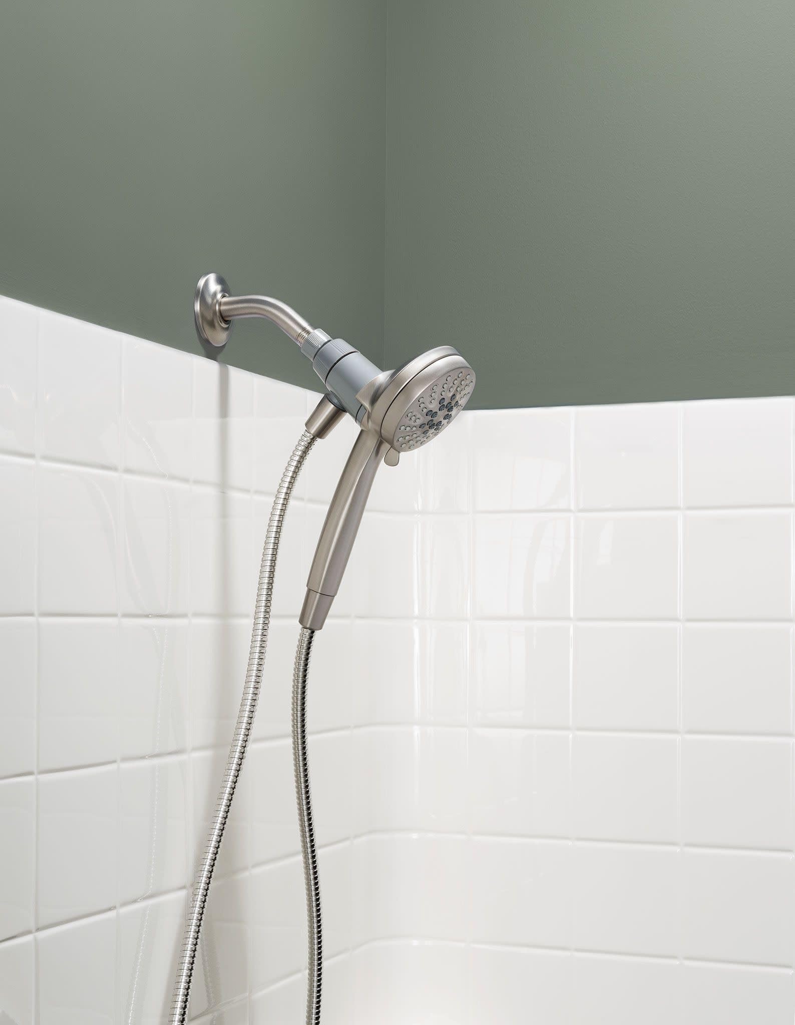 Massage spray mode on Moen Engage provides spa-like relief