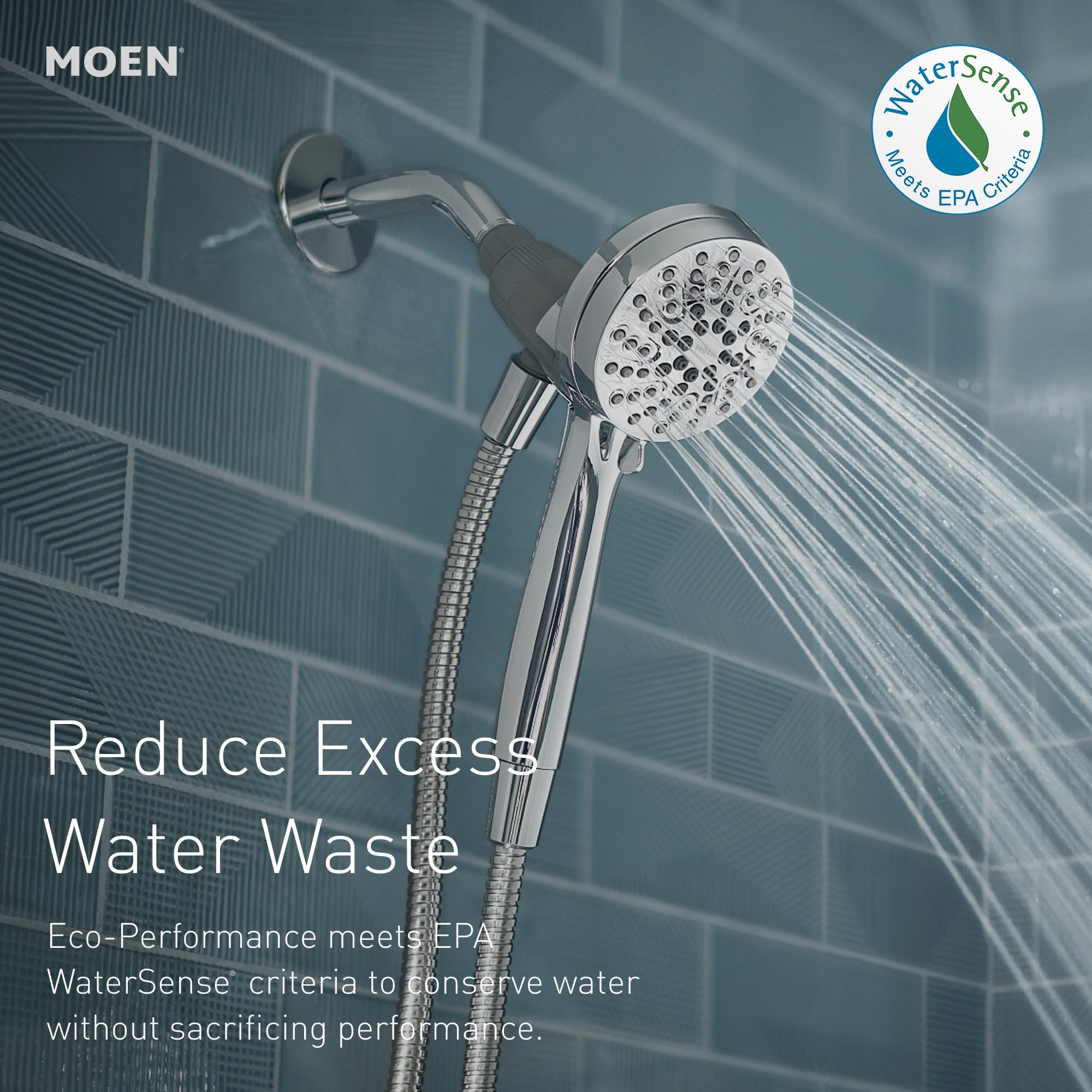 WaterSense certified Moen Engage for efficient showering