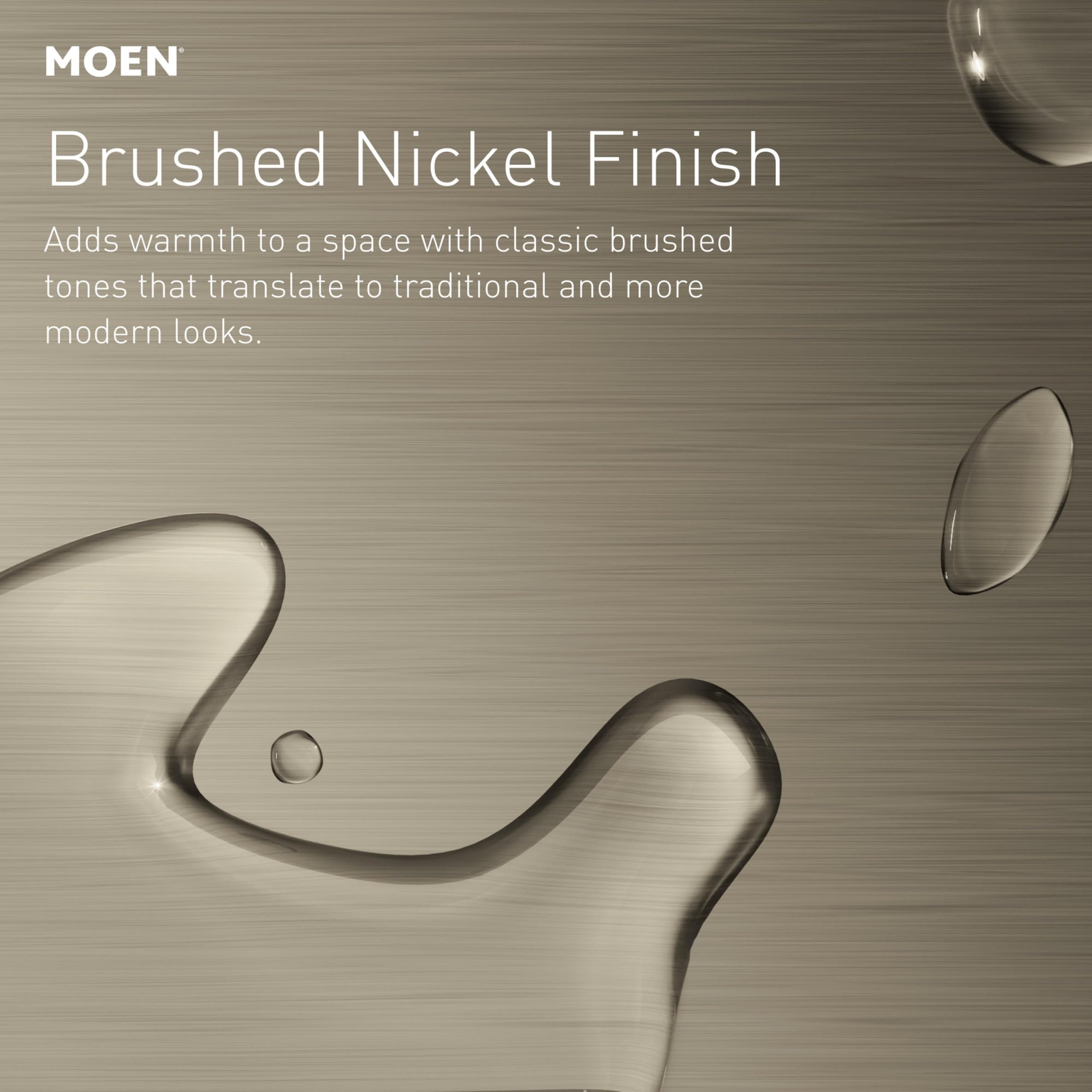 Drain assembly included for a complete Moen Eva setup