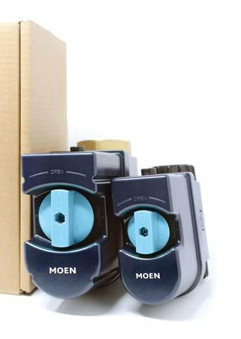 Moen Flo remote shutoff enables immediate response to potential issues.