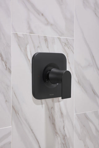 Moen Genta LX trim kit coordinates with other Genta LX accessories.