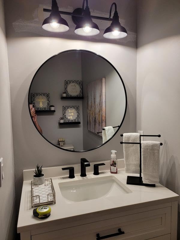 Close-up of Moen Genta matte-black finish on faucet