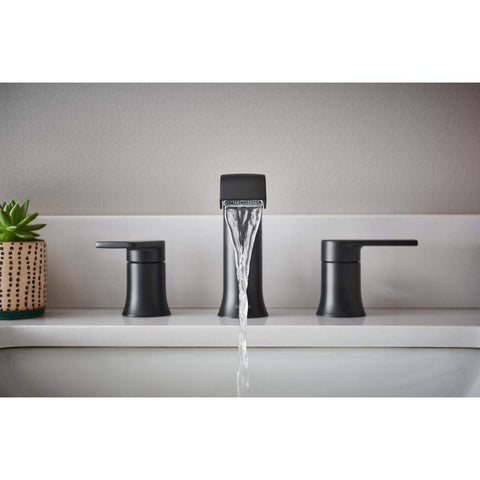 Moen Genta two-handle control for precise temperature adjustment