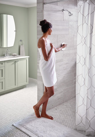 Moen Gibson chrome trim backed by a warranty for peace of mind