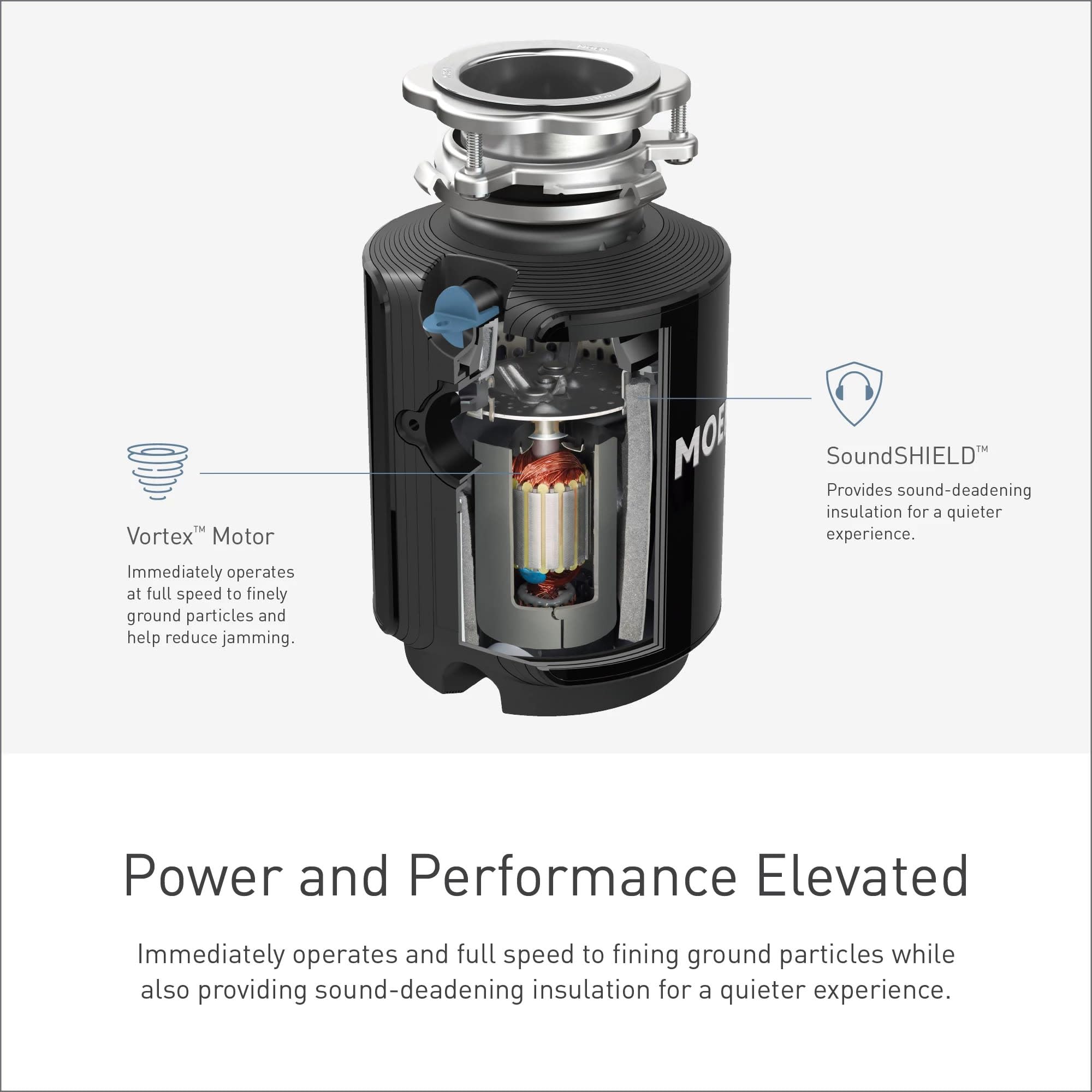 Moen Host EX75c mount alignment demonstrating secure 3-bolt installation
