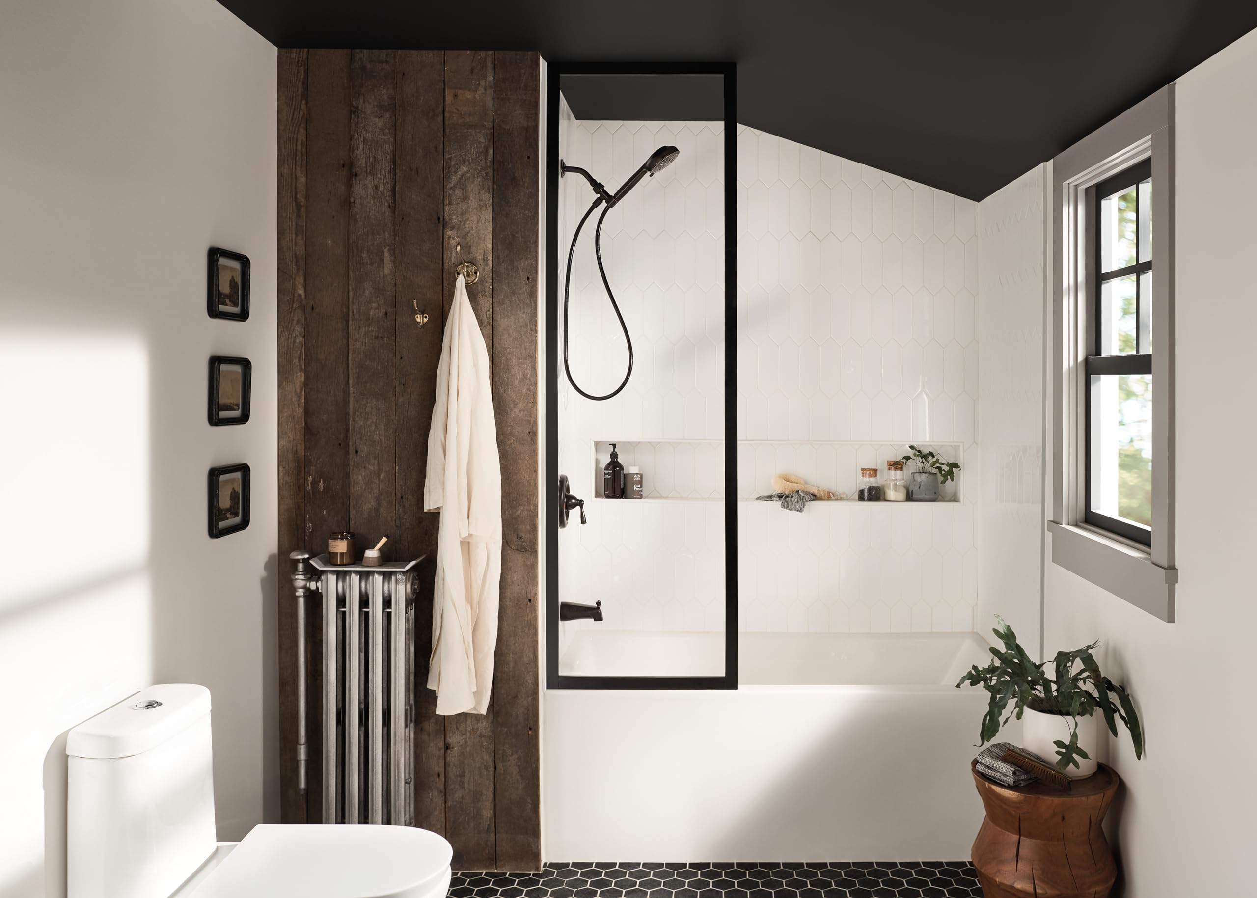 Moen Hydro Energetix 40% increased pressure feels invigorating.