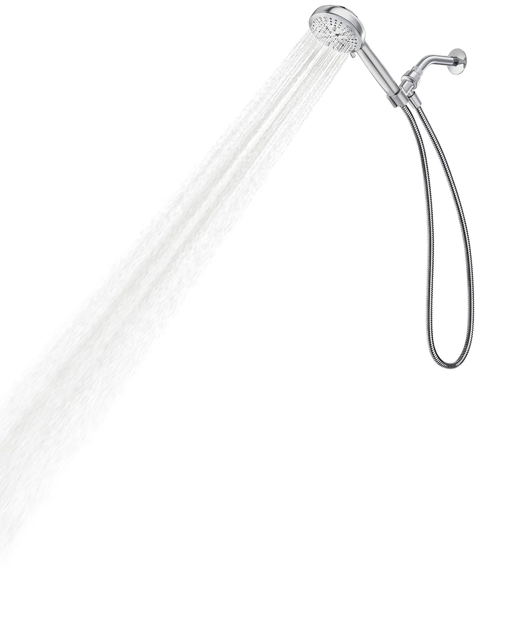 Moen Hydro Energetix massage setting targets tense areas with pulsating flow.