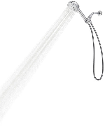 Moen Hydro Energetix massage setting targets tense areas with pulsating flow.