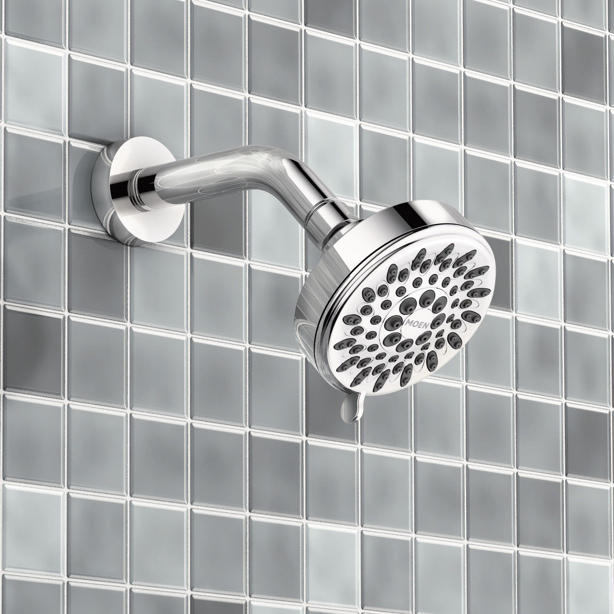 Moen Ignite chrome quick-install makes upgrades easy.