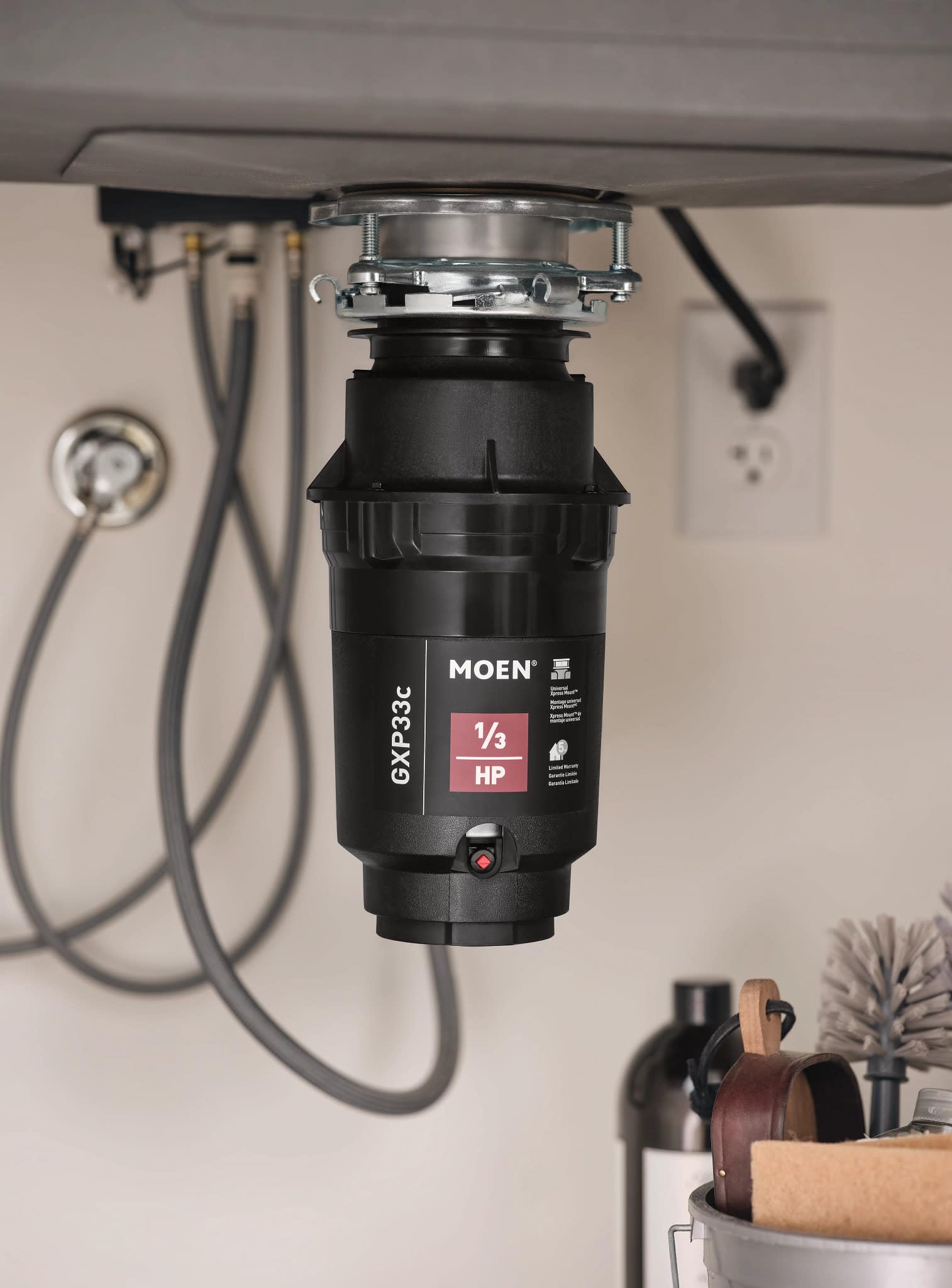 Moen Lite Series PRO sturdy build backed by a 5-year warranty and service.