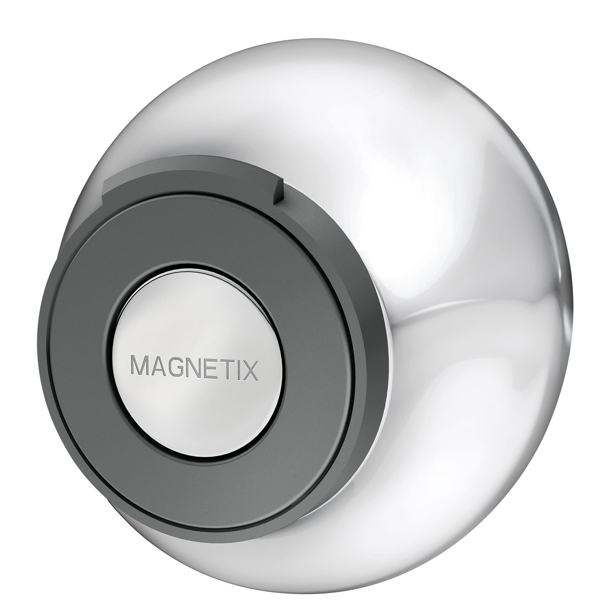 Moen Magnetix remote dock chrome front view for easy height access