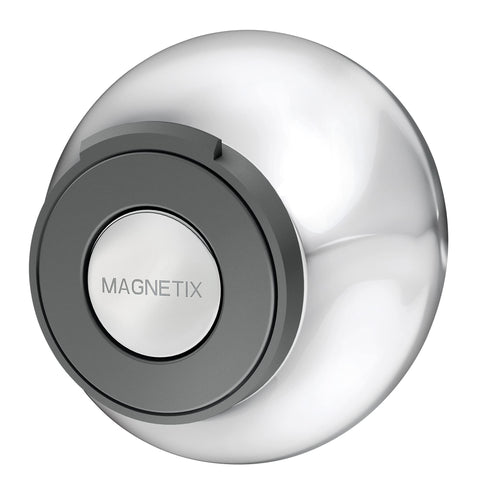 Moen Magnetix remote dock chrome front view for easy height access