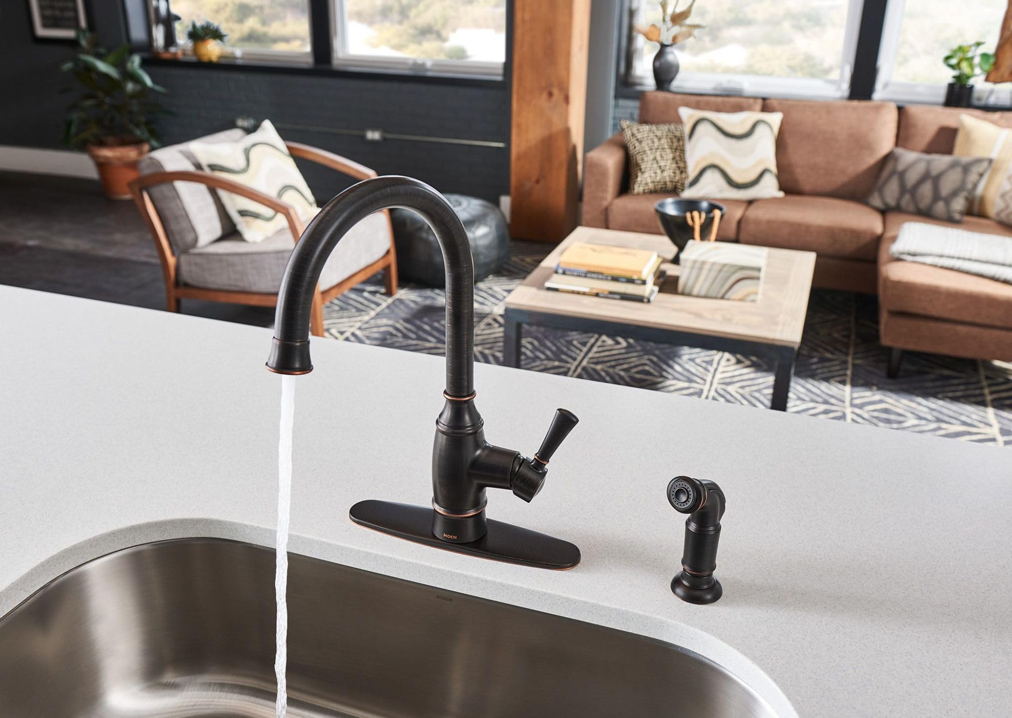 Moen Noell is WaterSense certified for water efficiency.