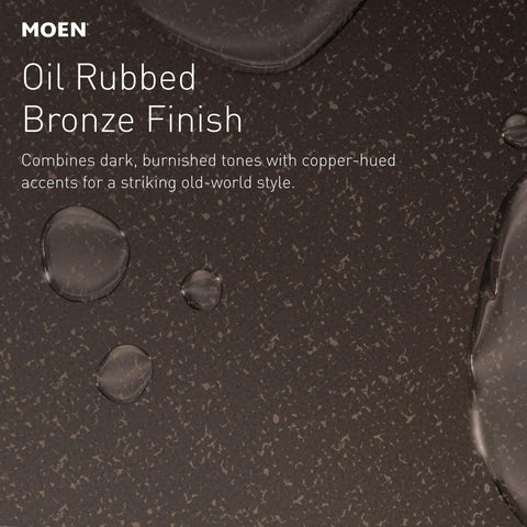 Moen oil rubbed bronze drain seat with secure seal