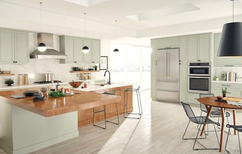 Scratch-resistant finish on Moen Sleek matte black faucet resists wear.