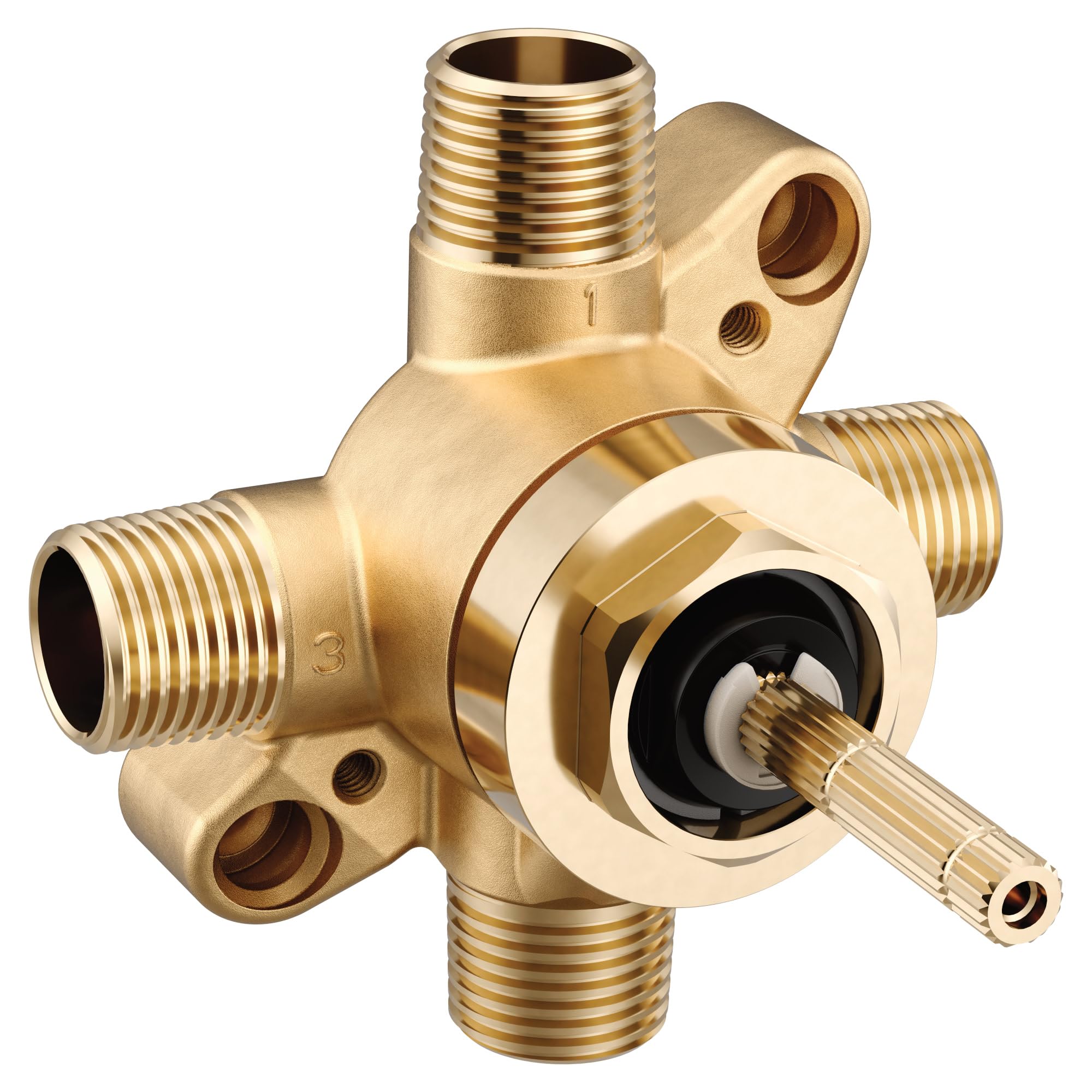 Moen U231CI brass transfer valve body enables flexible shower configurations