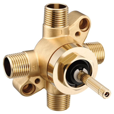 Moen U231CI brass transfer valve body enables flexible shower configurations