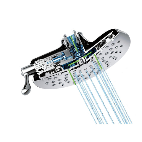 Moen Velocity easy installation connects to an existing shower arm quickly.