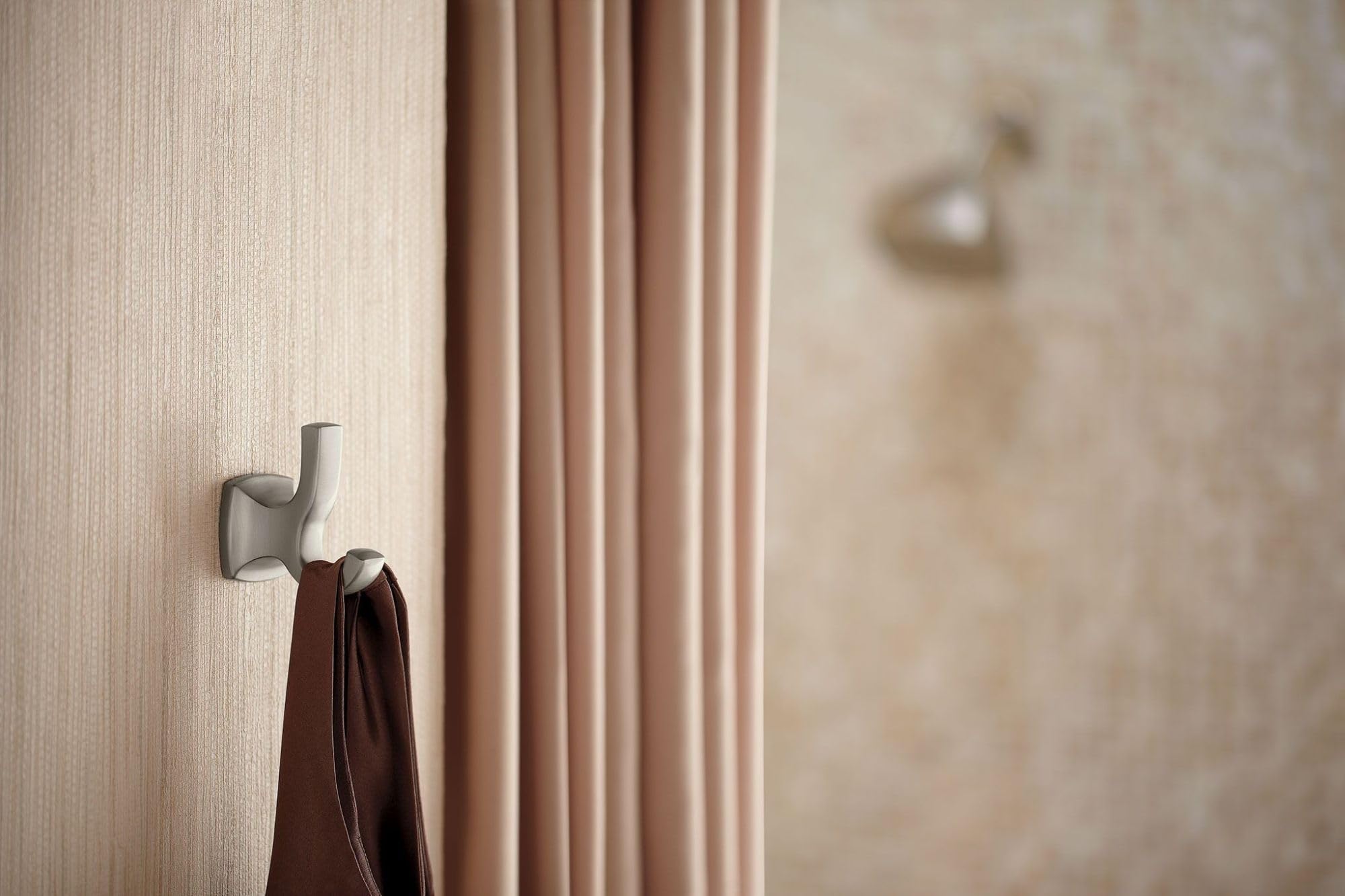 Versatile placement for bath or kitchen towel storage