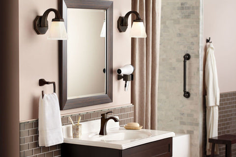 Moen Voss mounting hardware ensures reliable towel and robe support