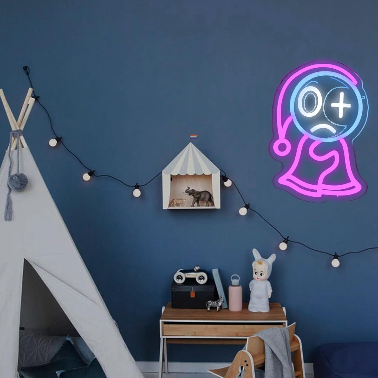 MOERBENCHI Neon Light Bar Decor with safe LEDs for party ambiance.