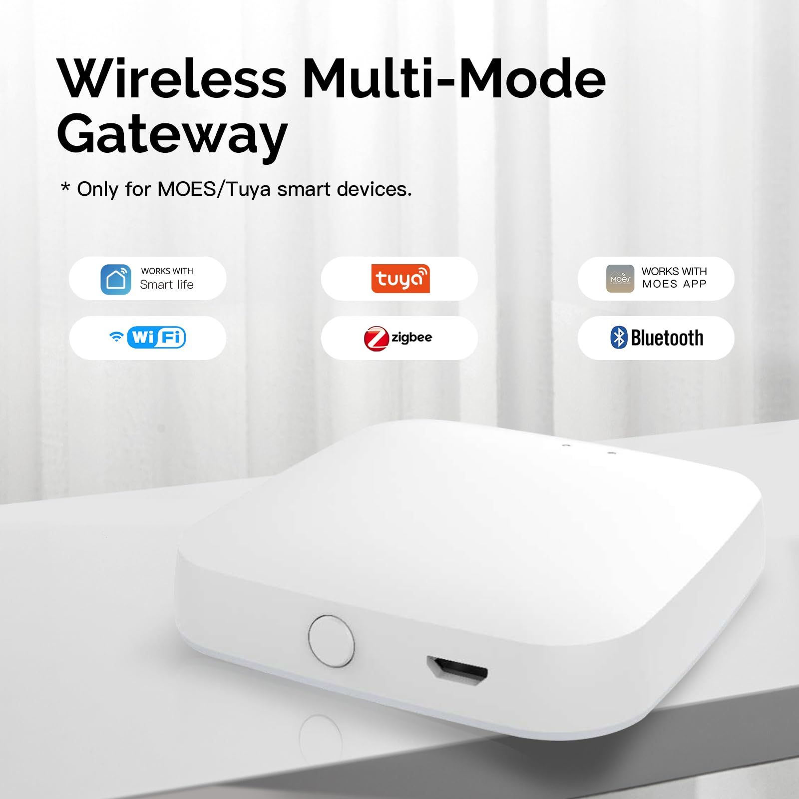 MOES 128-device capacity diagram highlights scalable expansion