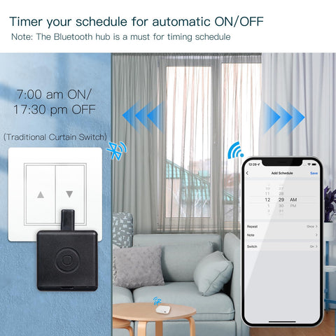 MOES Fingerbot Plus works with Alexa and Google Home for voice control