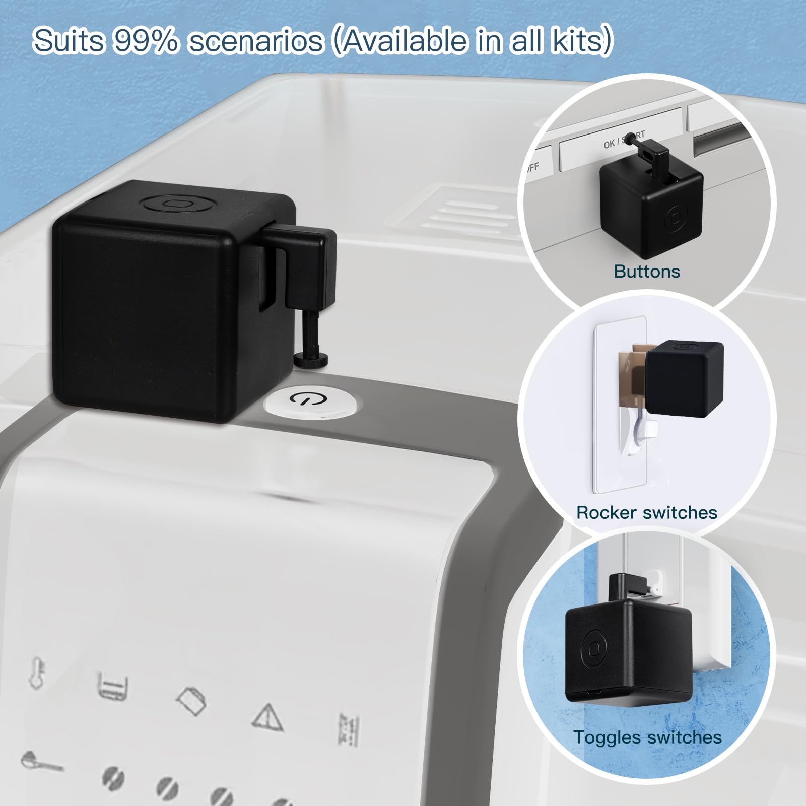 MOES Fingerbot Plus retrofit to a wall switch for smart home upgrade