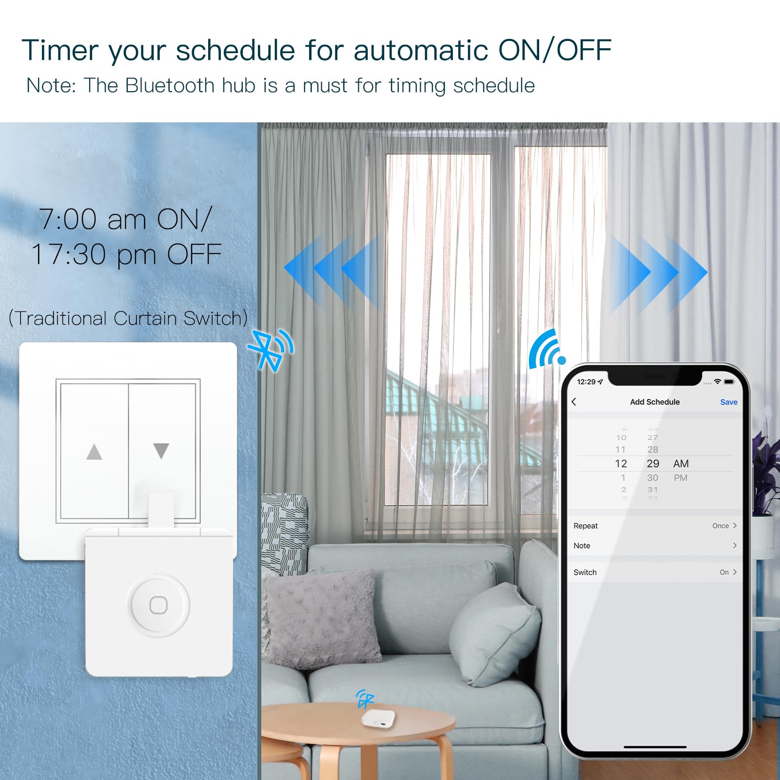 MOES Fingerbot Plus with Tuya hub setup for remote control and voice assistant