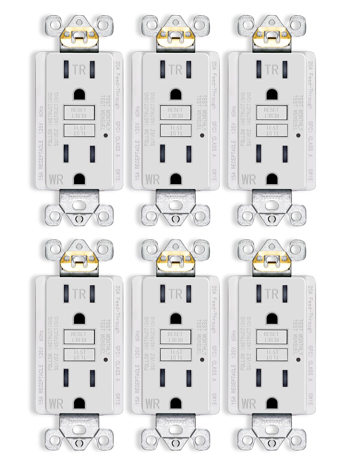 MOES GFCI outlet 6-pack for outdoor use, safe, weather-ready power access