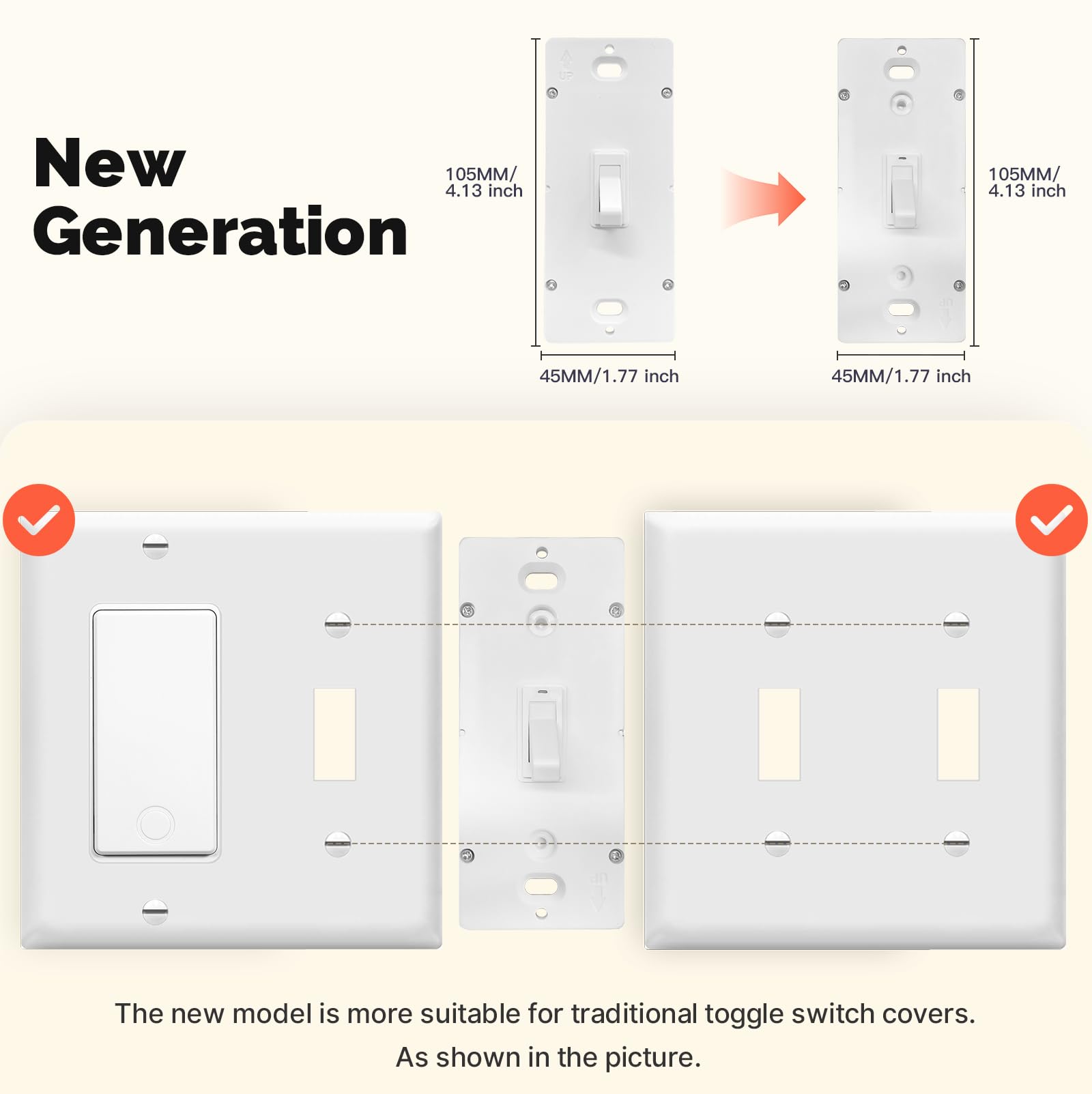 MOES smart toggle three-way setup showing dual-location control for a single light.
