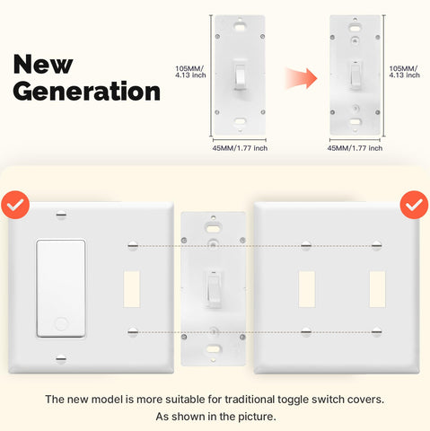MOES smart toggle three-way setup showing dual-location control for a single light.