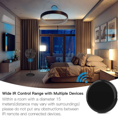 MoesGo 2.4G Wi-Fi compatibility enables simple network setup.