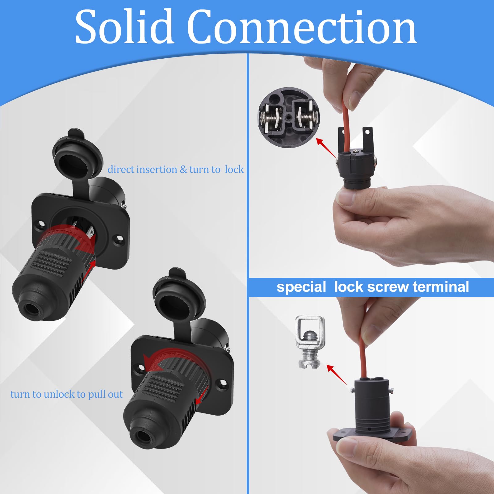 Moestoont ergonomic handle for easy plugging and unplugging