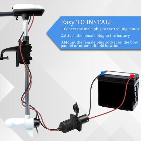 Moestoont plug with turn-lock design ensuring a stable connection on rough water