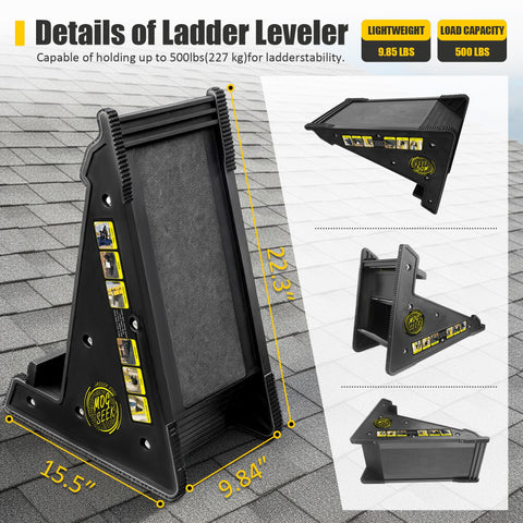 Mogseek durable chemical-resistant plastic supports long-lasting ladder accessories.