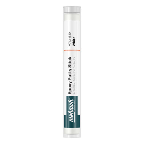Mohawk Epoxy Putty Stick white close-up for moldable wood repair