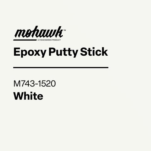 Mohawk Epoxy Putty Stick white fast-curing filler for wood