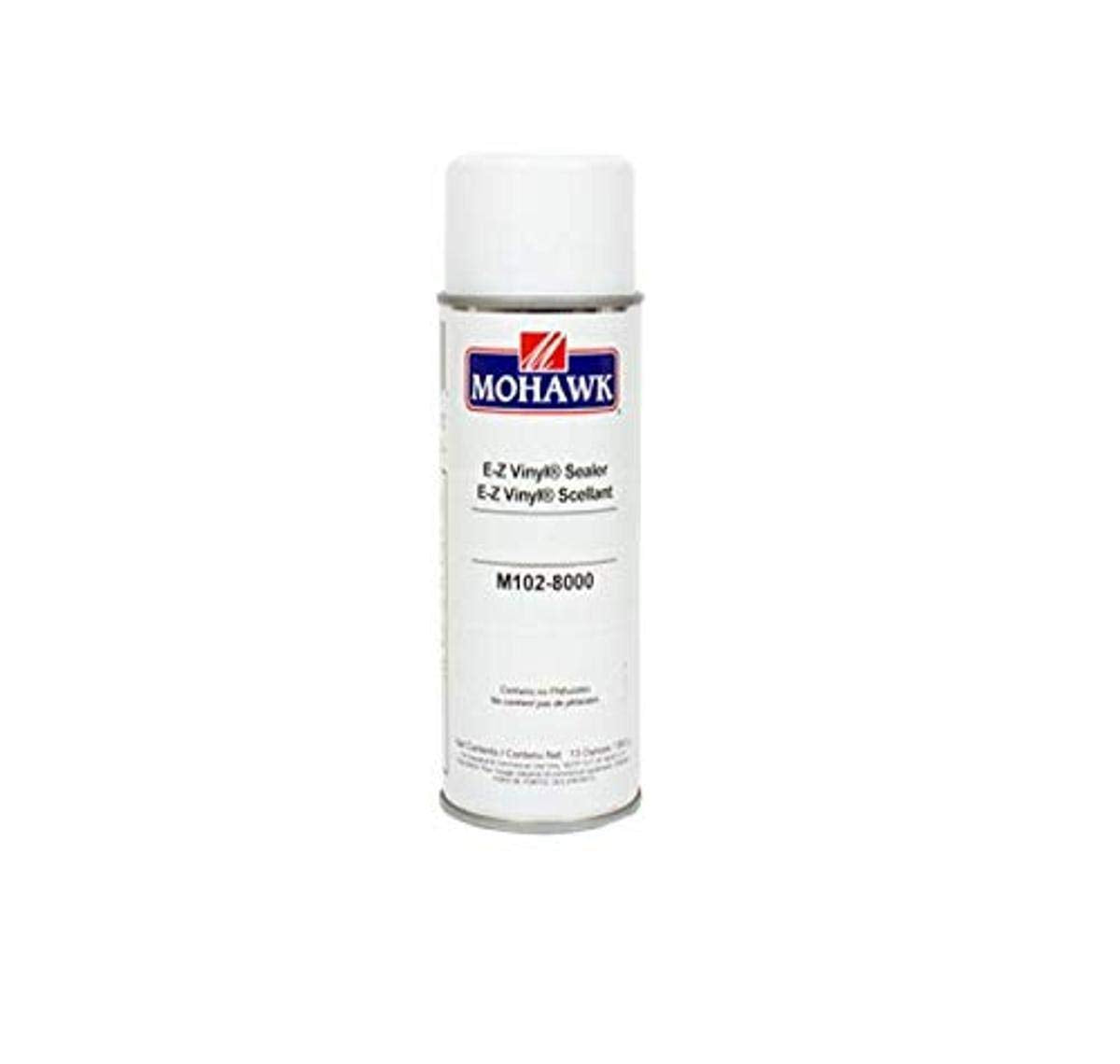 Mohawk E-Z Vinyl Sealer aerosol bottle enhances adhesion under topcoats.
