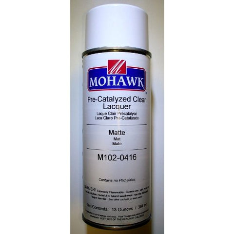 Mohawk Pre-Catalyzed Clear Lacquer Matte Finish seals wood surfaces for durable repairs