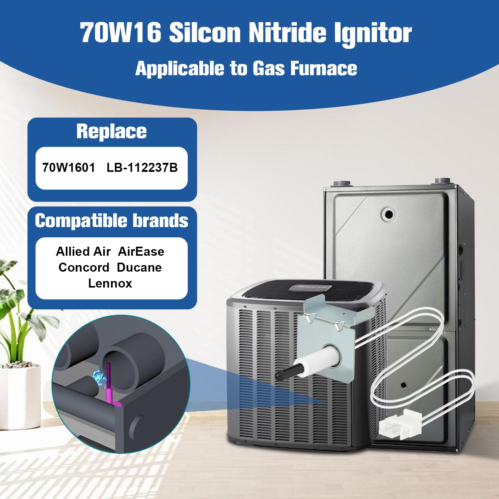 MOHTOL 70W16 close-up reveals silicon nitride element and durable build.