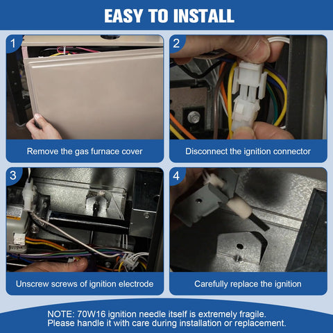MOHTOL 70W16 packaging image shows ready-to-install igniter replacement.
