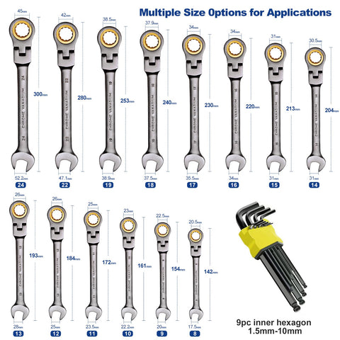 MoJoTools Allen wrenches range 1.5–10 mm for hex-head precision.