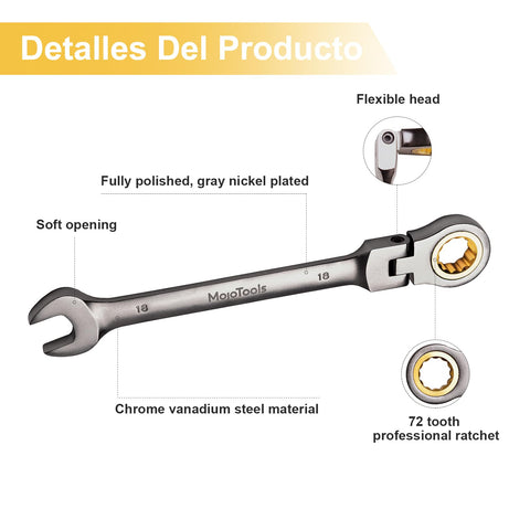 MoJoTools wrench organizer roll bag keeps 6-24 mm set neatly in place.