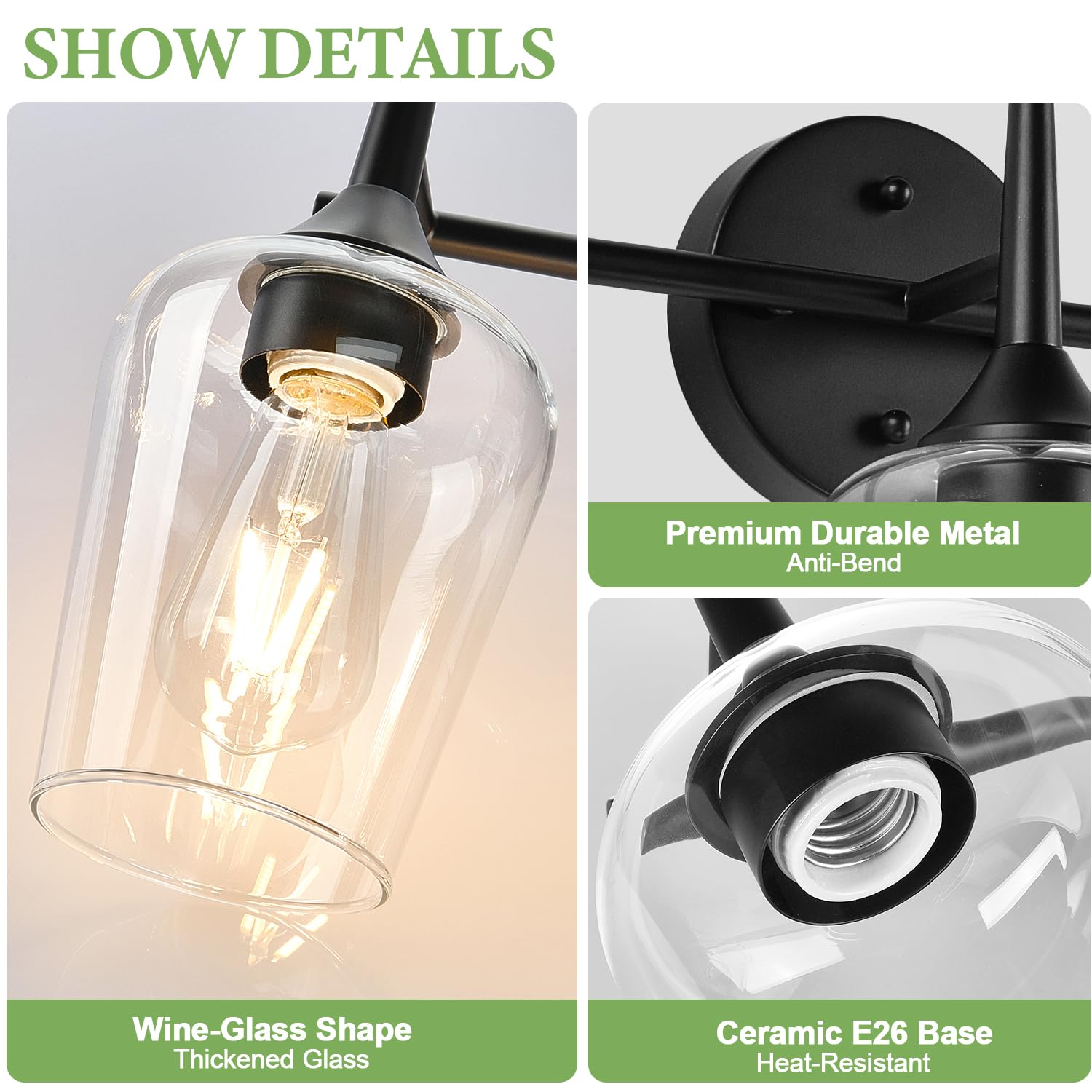 MOKATNG crystal-clear curves diffuse light evenly for a welcoming bathroom atmosphere.