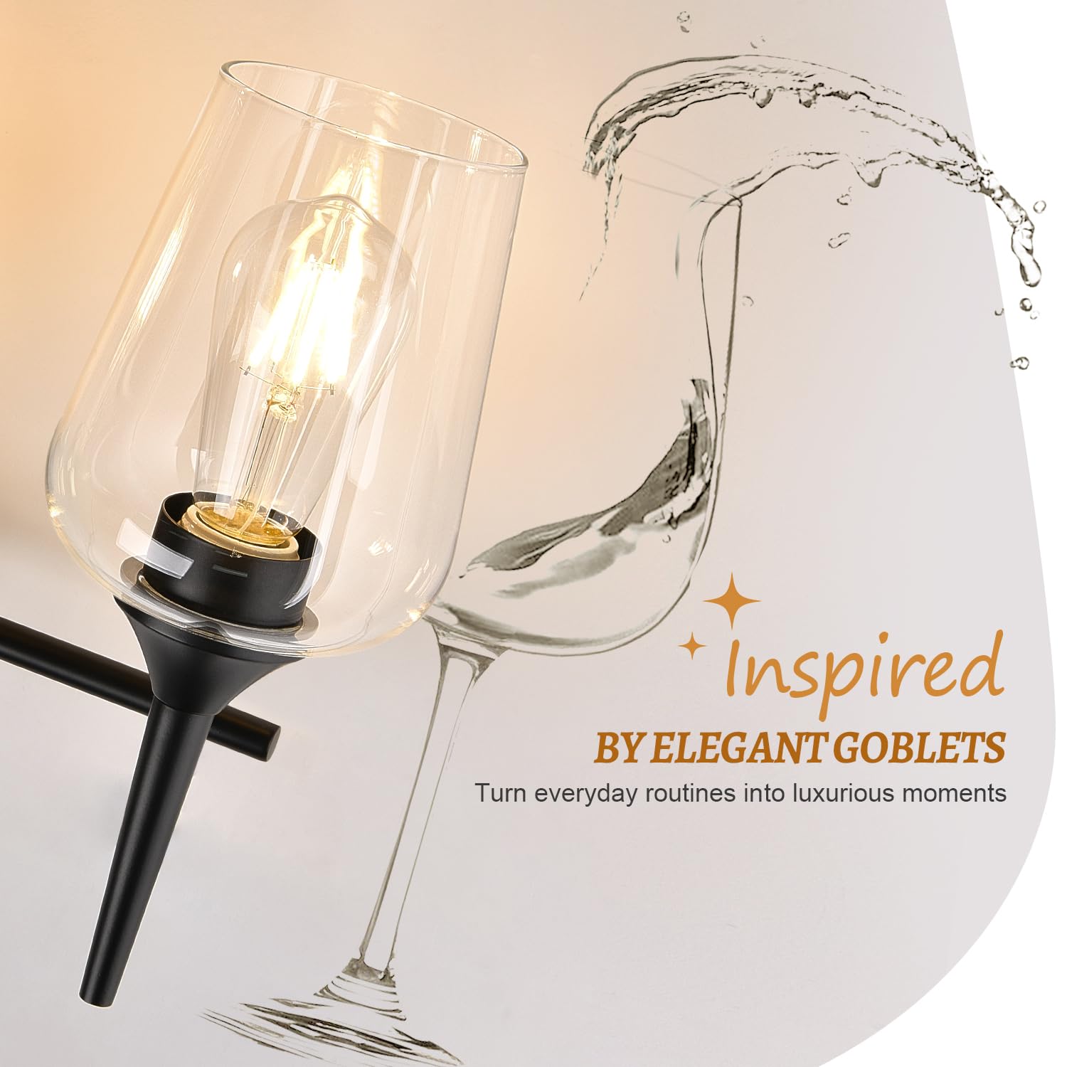 MOKATNG durable black metal frame resists scratches and stains over time.