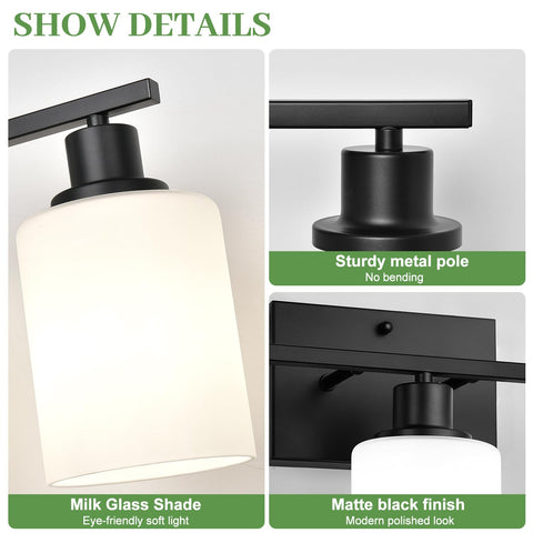 MOKATNG milk-glass shade close-up showing soft glow and diffusion
