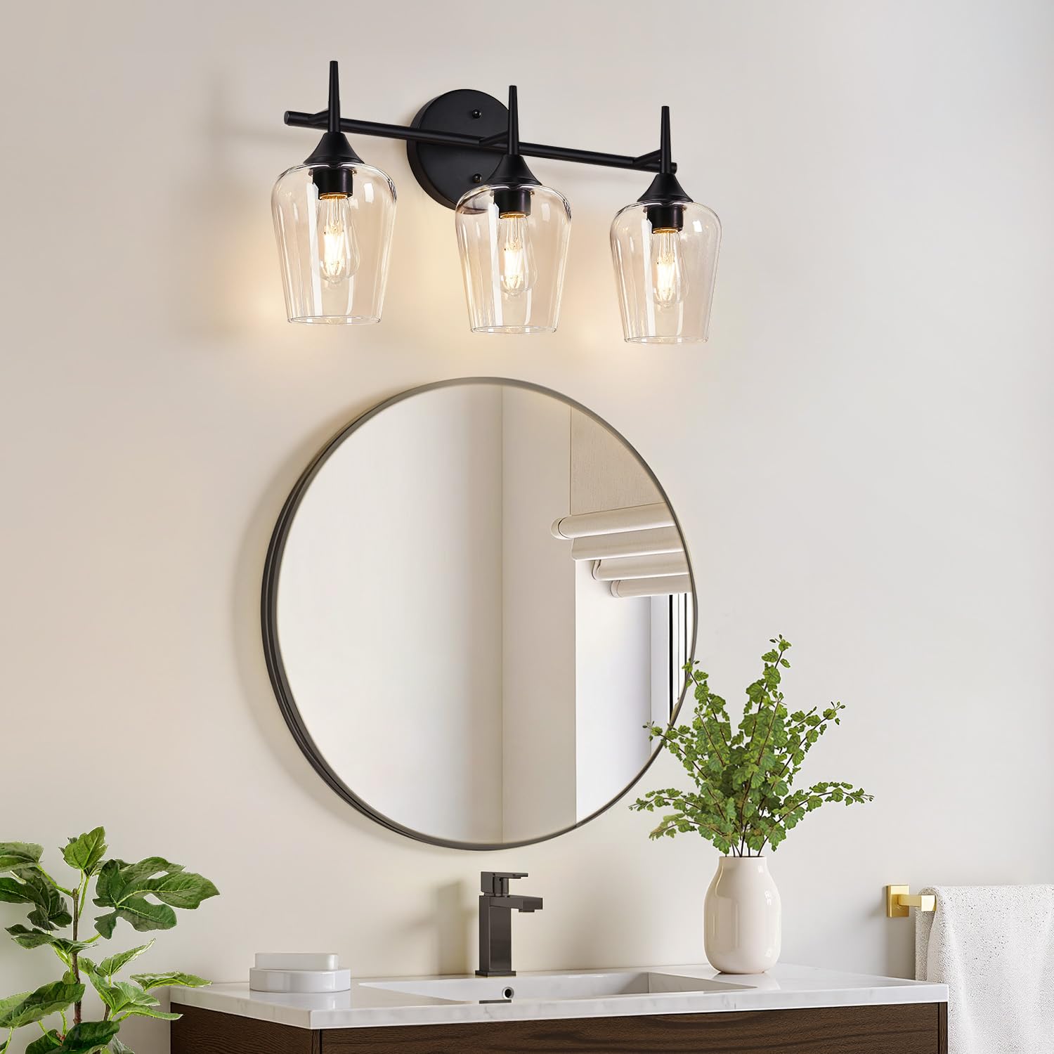 MOKATNG versatile mounting allows up or down installation to suit spaces.